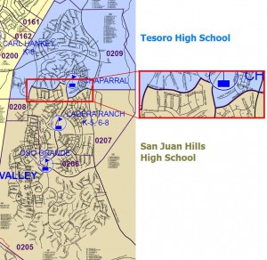 Attendance Boundaries for Ladera Ranch - High Schools